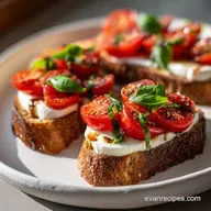Bruschetta with Mozzarella in 25 Minutes
