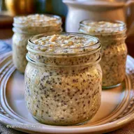 Overnight Oatmeal Jars for Meal Prep