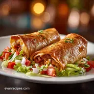 Beef Chimichangas: Crispy and Cheesy