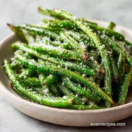 Crispy Parmesan Roasted Green Beans