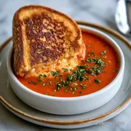 Grilled Cheese and Tomato Soup for 4