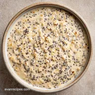 Vegan Overnight Oatmeal with Chia Seeds
