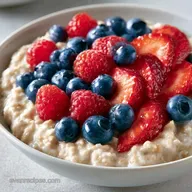 Mixed Berry Overnight Oats with Yogurt