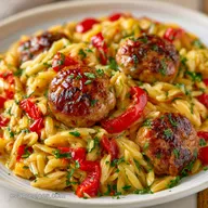 One Pot Garlic Butter Sausage: Creamy and Hearty