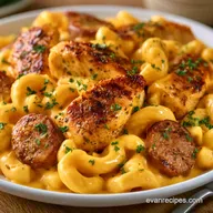 One Pot Smoky Cheddar Ranch Chicken Sausage Pasta