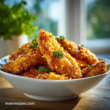 Honey Butter Garlic Chicken: Crispy Recipe Card