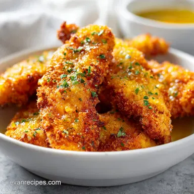 Honey Butter Garlic Chicken: Crispy