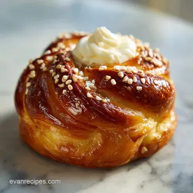 Danish Carnival Buns with Cheesecake in 1 Hour Recipe Card