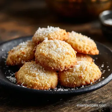 Chewy Coconut Cookies Recipe: Toasted and Golden in 55 Min Recipe Card