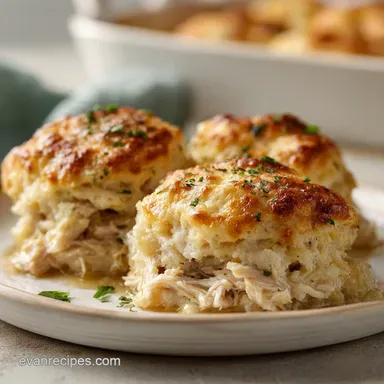 Chicken Bubble Biscuit Bake: Creamy Recipe Card