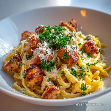 Chicken Parmesan Mac Cheese: One-Pot Recipe Card