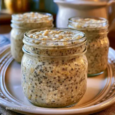 Overnight Oatmeal Jars for Meal Prep
