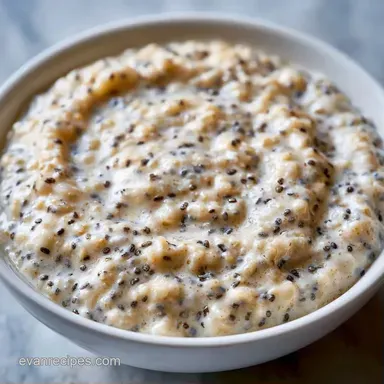 Vanilla Overnight Oats with Chia Seeds Recipe Card