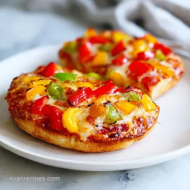 Easy Banana Pepper Pizza Recipe for 4 Servings Recipe Card