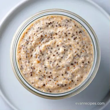Easy GF Overnight Oatmeal with Chia Recipe Card