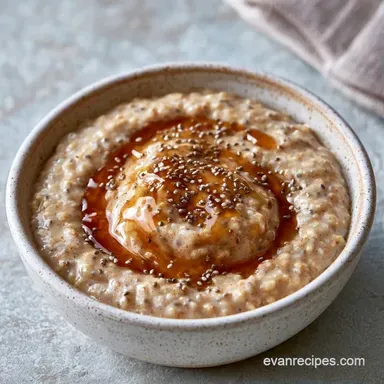 Cinnamon Roll Oats for Meal Prep Recipe Card