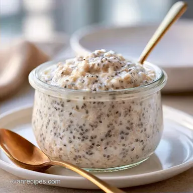 Overnight Oats with Chia Seeds: Creamy