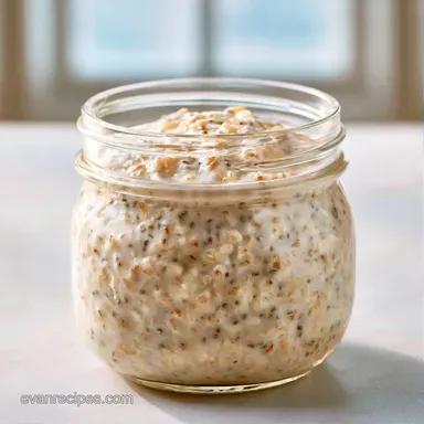 Healthy Chia Seed Overnight Oats Recipe Card