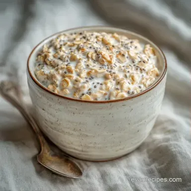 Creamy Overnight Oats with Oat Milk Recipe Card
