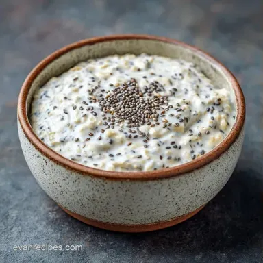 Vegan Overnight Oatmeal with Chia Seeds Recipe Card