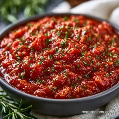 Pizza Recipe Tomato Sauce in 20 Minutes Recipe Card