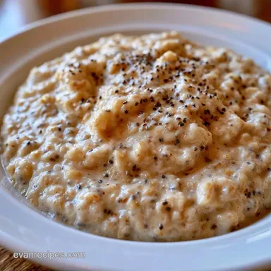 No Cook Steel Cut Oats for 4 Servings Recipe Card