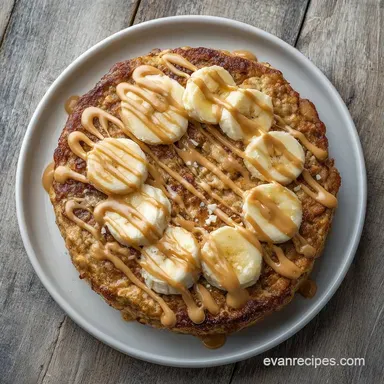 Peanut Butter Banana Oats for 6 Servings Recipe Card