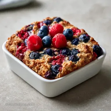 Protein Berry Oats for 4 Servings Recipe Card