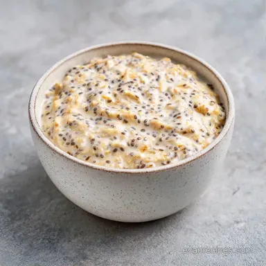 Protein Overnight Oats for Meal Prep Recipe Card