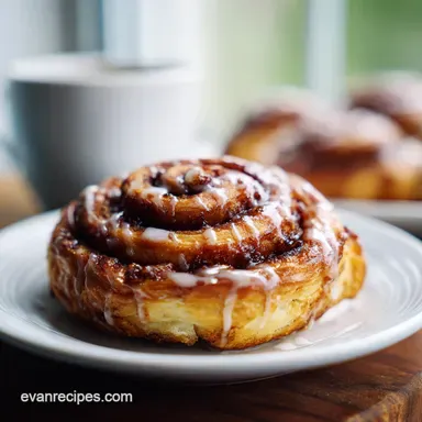 Puff Pastry Cinnamon Rolls in 35 Minutes Recipe Card