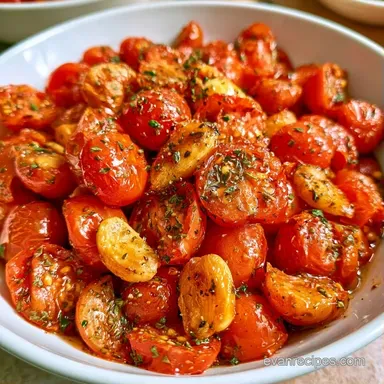 Roasted Tomatoes with Garlic Recipe Card