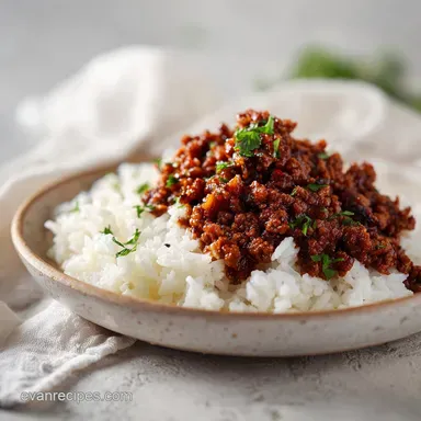 Smoky Honey Chili Beef Rice: 35 Minutes Recipe Card