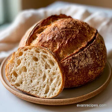 Speedy Same Day Sourdough Bread in 1 Hour Recipe Card