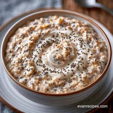 Steel Cut Oats Chia Meal Prep Recipe Card