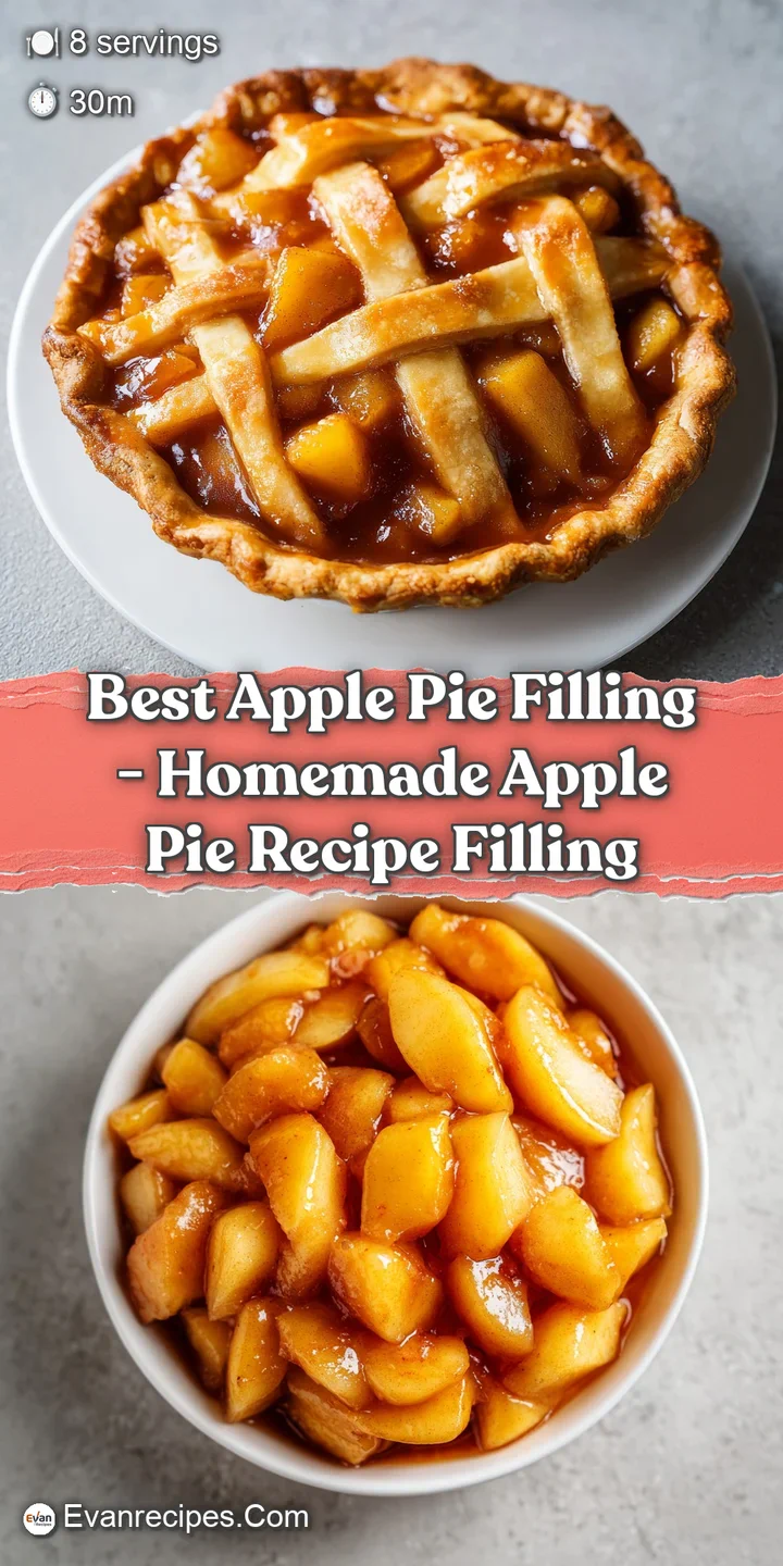 Close-up of sweet, spiced apple filling with soft, caramelized edges, glistening in a golden pastry shell.