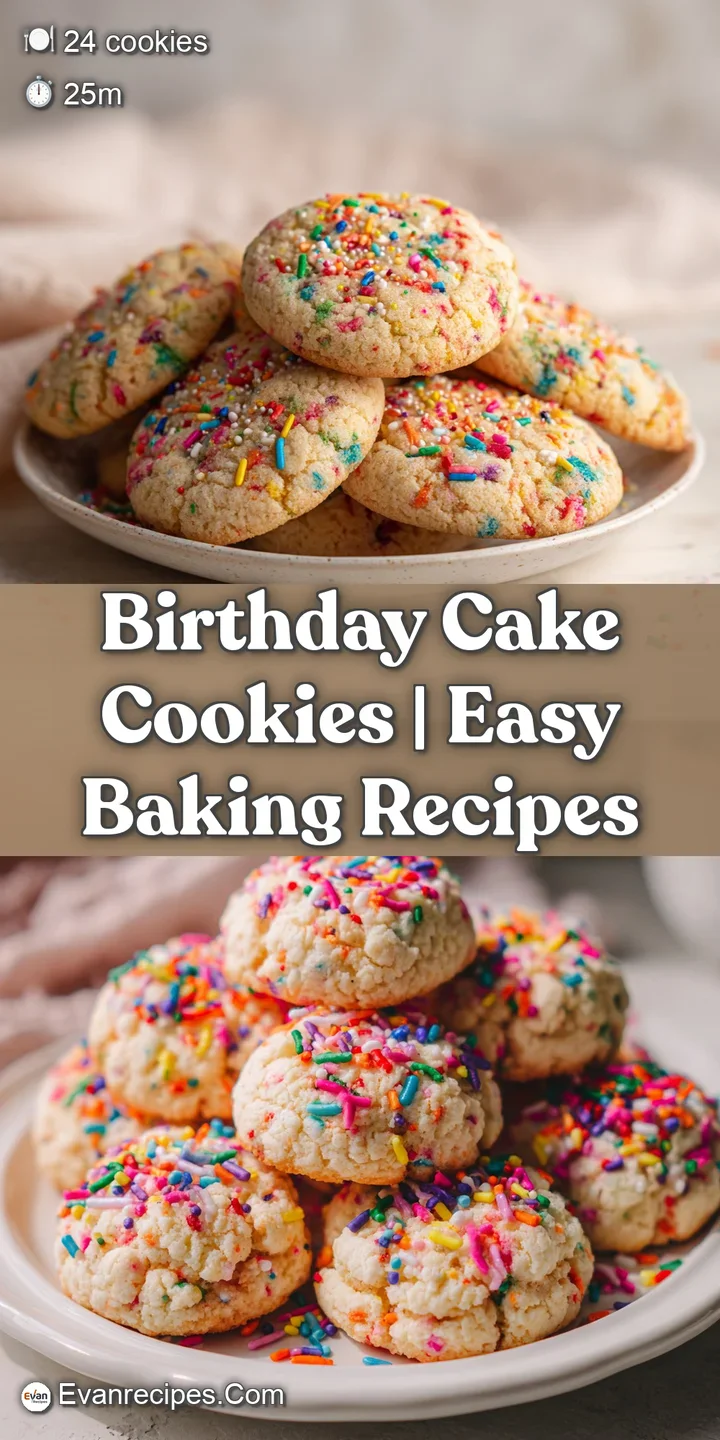 Close-up reveals a soft, chewy cookie bursting with bright sprinkles and a hint of golden-brown around its edges.