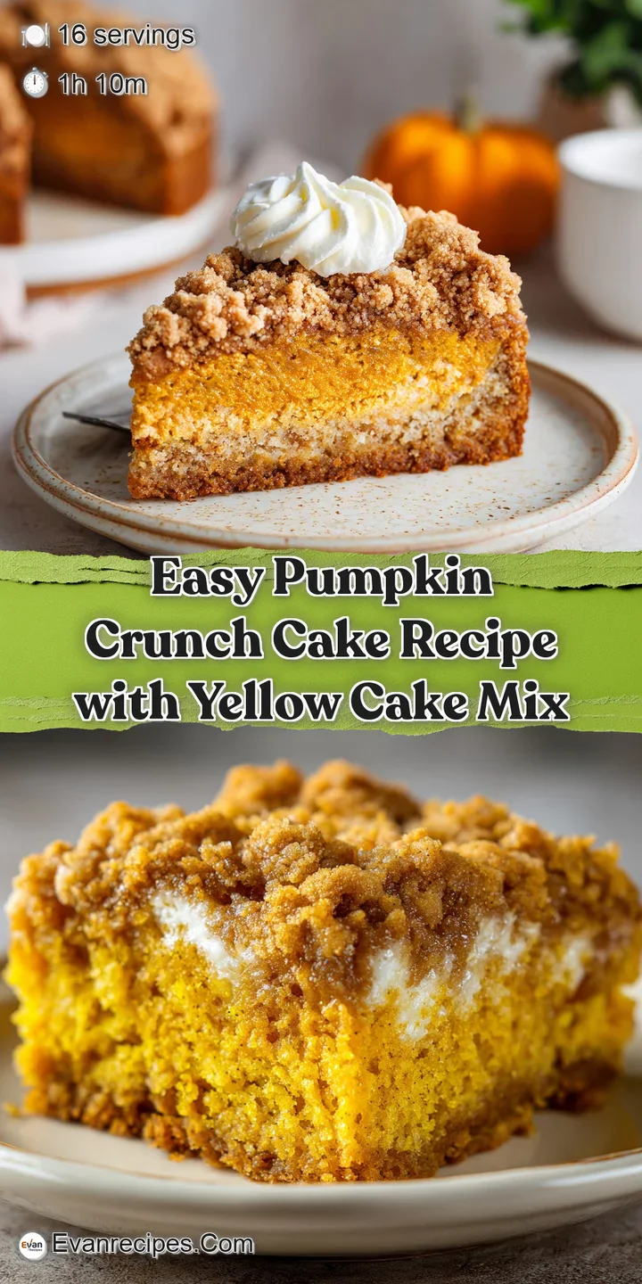 Close-up captures the rich, vibrant orange hues & contrasting textures of the pumpkin cake's custard & crunchy topping.