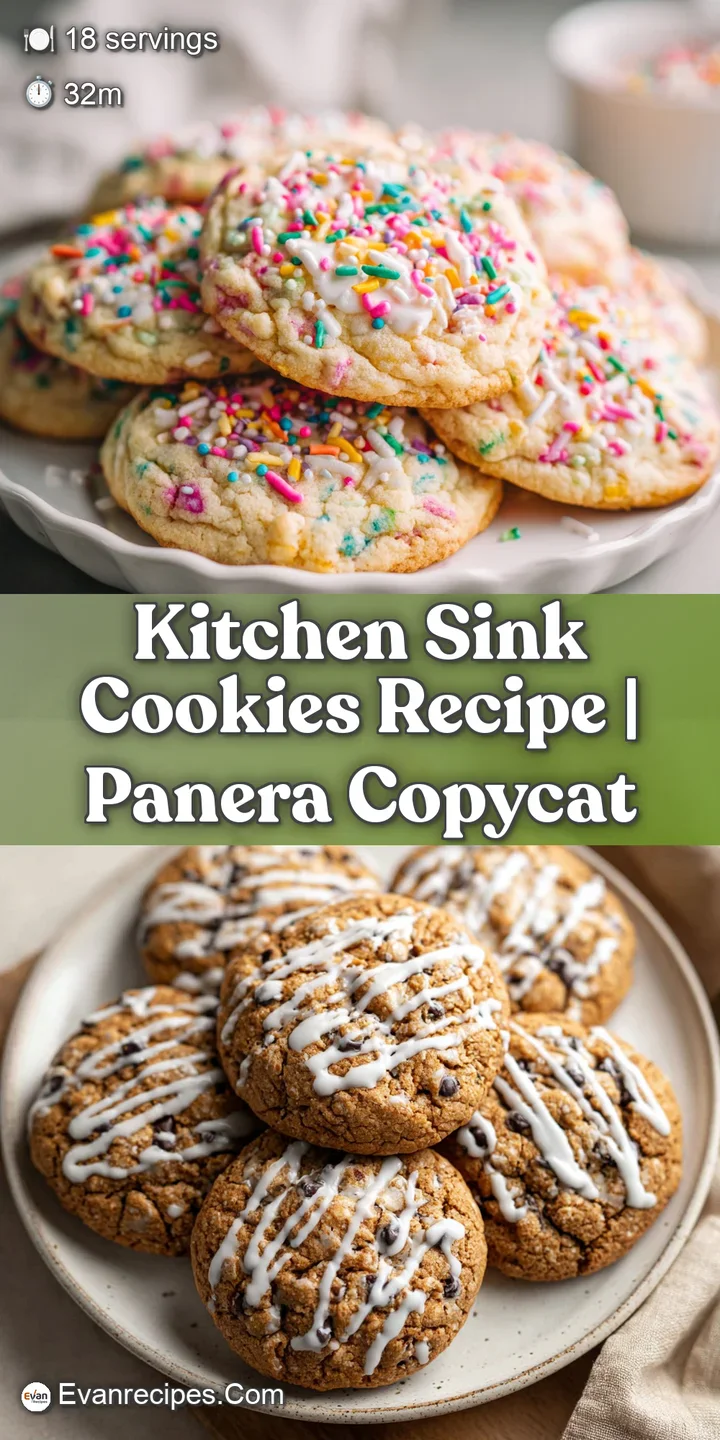 Close-up shot of a kitchen sink cookie, revealing nuts, pretzels, and chocolate. Chewy texture, golden hue, tempting bite.