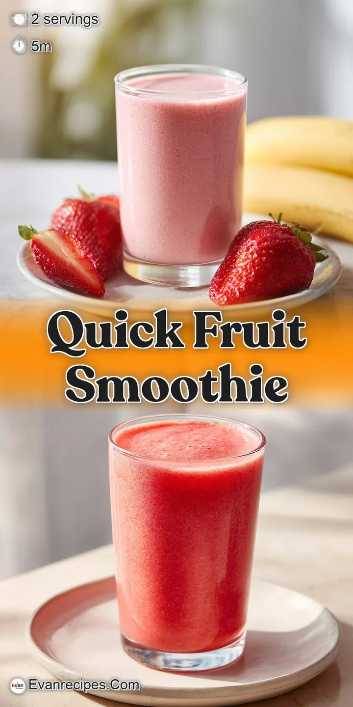 Close-up of a thick, creamy strawberry banana smoothie, highlighting its smooth texture and enticing pink hue.