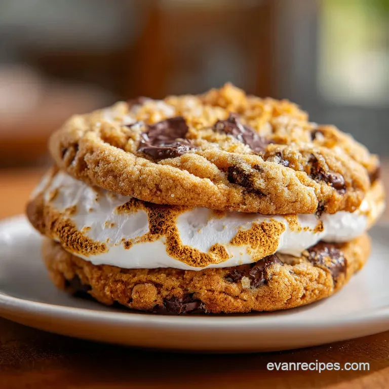 Smores Cookies: Bakery Style and Chewy