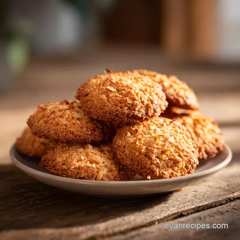 Chewy Coconut Cookies: Toasted and Velvety
