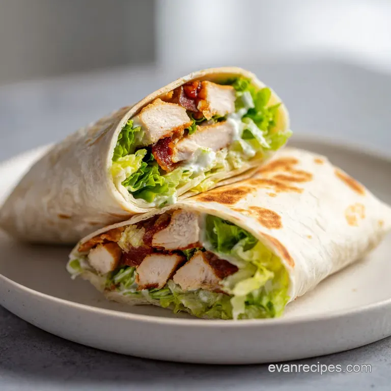 Chicken Caesar Salad Wrap Recipe
