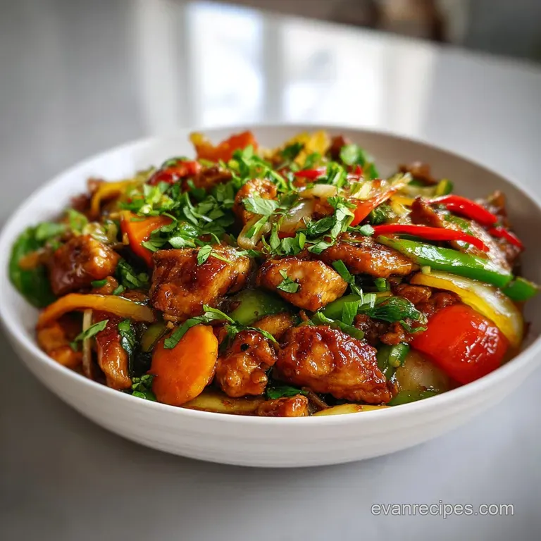Chicken Stir Fry with Vegetables: Snap Crisp