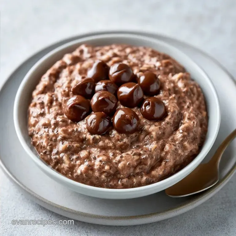 Chocolate Chip Overnight Oats with Chia Seeds