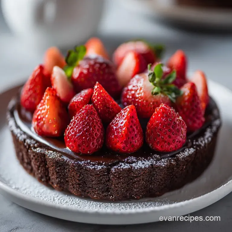 Chocolate Strawberry Cake: Velvety Cocoa Layers