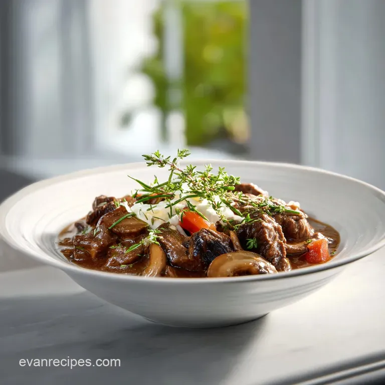 Beef Stroganoff: Creamy and Tender