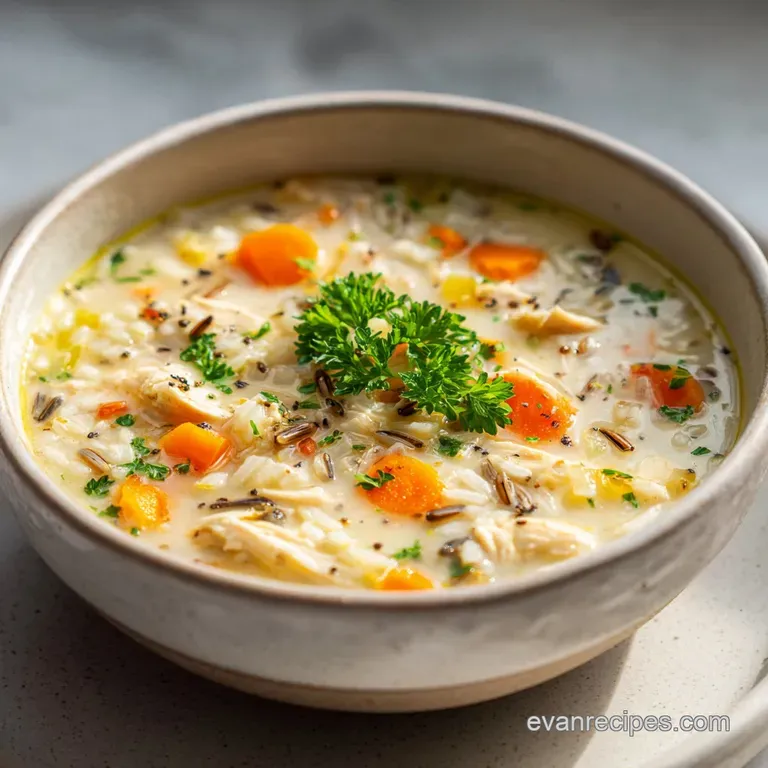 Creamy Chicken and Wild Rice Soup