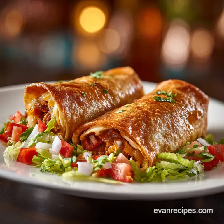 Beef Chimichangas: Crispy and Cheesy