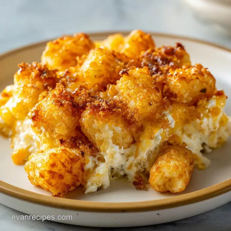 Tater Tot Casserole Recipe: Crispy & Savory