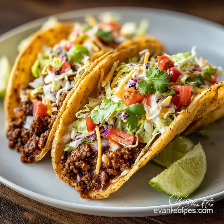 Easy Ground Beef Tacos for Family